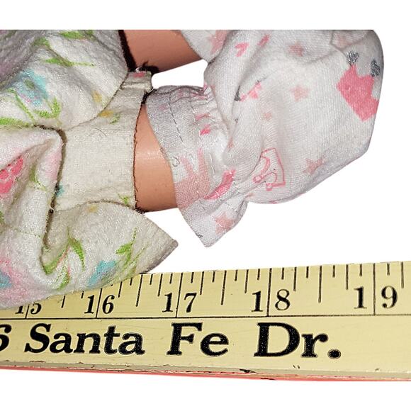 19" Vintage Straight Leg Blonde Blue Eyes Doll By Eegee - Picture 12 of 14